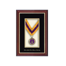 Lacquer Wooden medal frame For Military Awards